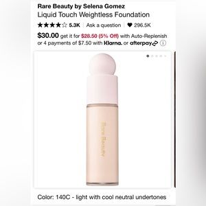 Rare beauty foundation tint